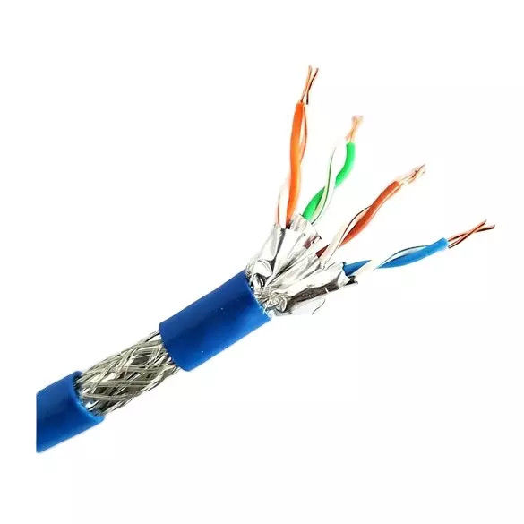 23AWG*4P ল্যান ক্যাবল Cat7 305m সমর্থন 10-গিগাবিট ইথারনেট নেটওয়ার্ড ট্রান্সমিশন