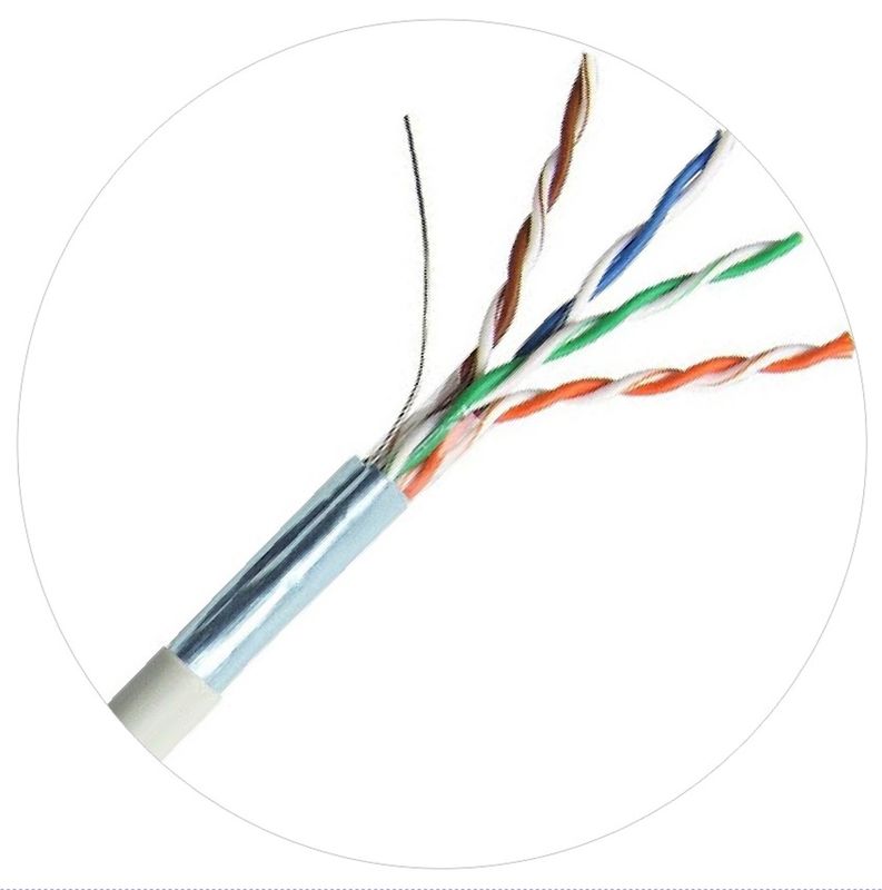 CCA UC কোর নেটওয়ার্ক প্যাচ কর্ড UTP Cat 5e 305m উচ্চ তাপমাত্রা প্রতিরোধ