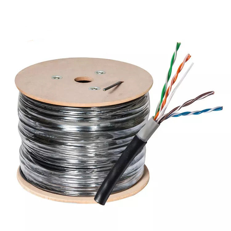 CCA UC কোর নেটওয়ার্ক প্যাচ কর্ড UTP Cat 5e 305m উচ্চ তাপমাত্রা প্রতিরোধ