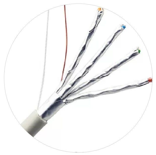 LSZH জ্যাকেট 4MHz সহ 23awg নেটওয়ার্ক প্যাচ কর্ডস ল্যান Cat6 ক্যাবল