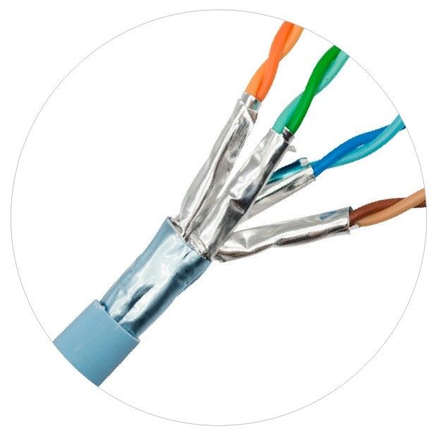 LSZH জ্যাকেট 4MHz সহ 23awg নেটওয়ার্ক প্যাচ কর্ডস ল্যান Cat6 ক্যাবল