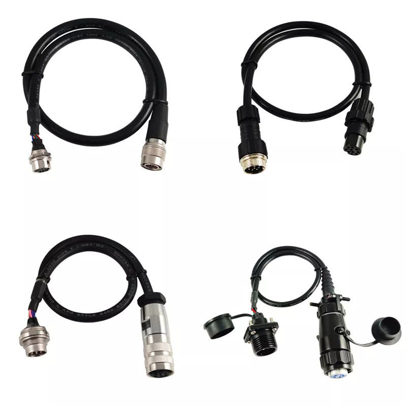 LED এর জন্য M12 M16 IP67 3 পিন রোবট ওয়্যারিং জোতা জলরোধী সংযোগকারী কেবল