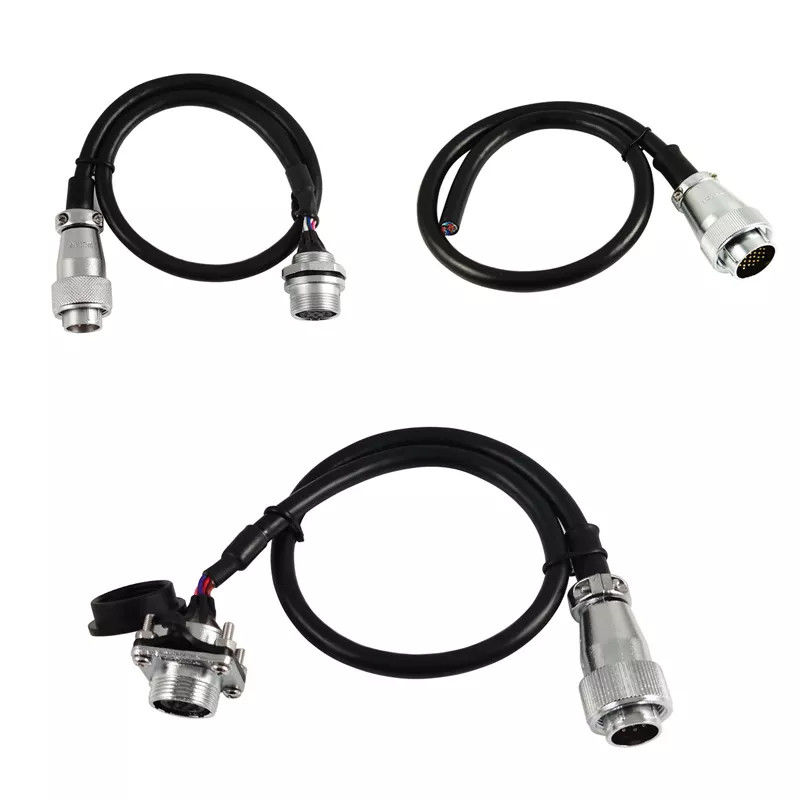 LED এর জন্য M12 M16 IP67 3 পিন রোবট ওয়্যারিং জোতা জলরোধী সংযোগকারী কেবল