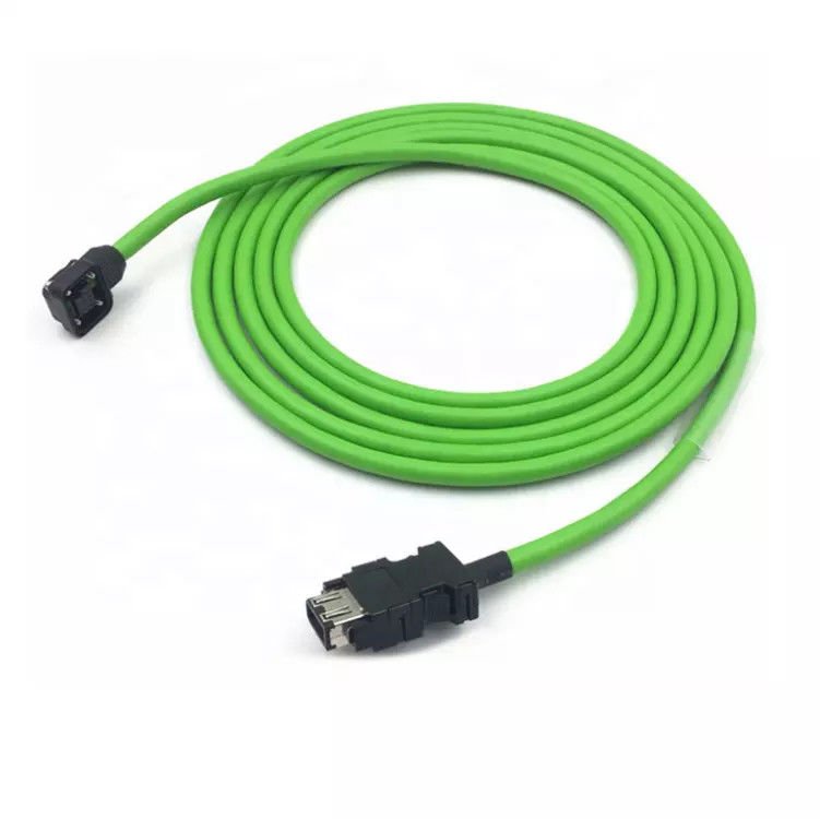 IP67 M23 19 সার্ভো মোটর ব্রাস নিকেল ধাতুপট্টাবৃত জন্য পিন এনকোডার তারের