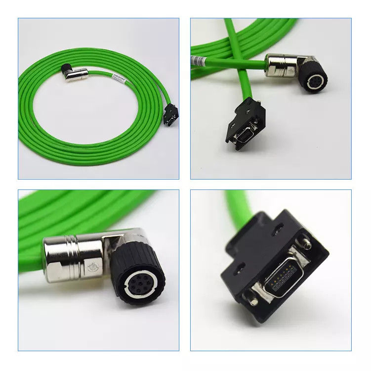IP67 M23 19 সার্ভো মোটর ব্রাস নিকেল ধাতুপট্টাবৃত জন্য পিন এনকোডার তারের