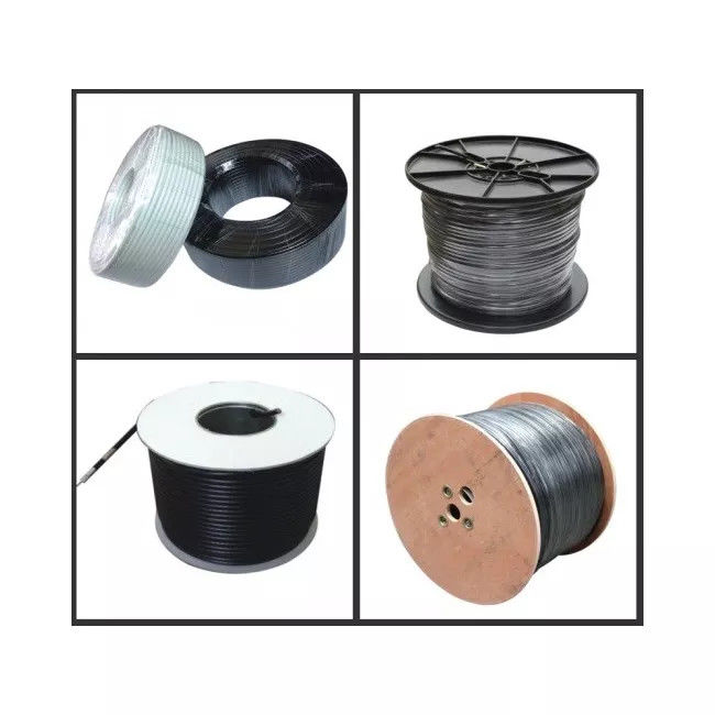 75 Ohm 100 Ohm LSZH জ্যাকেট Rg6 ইন্টারনেট XLPE নিরোধকের জন্য Coax Cable