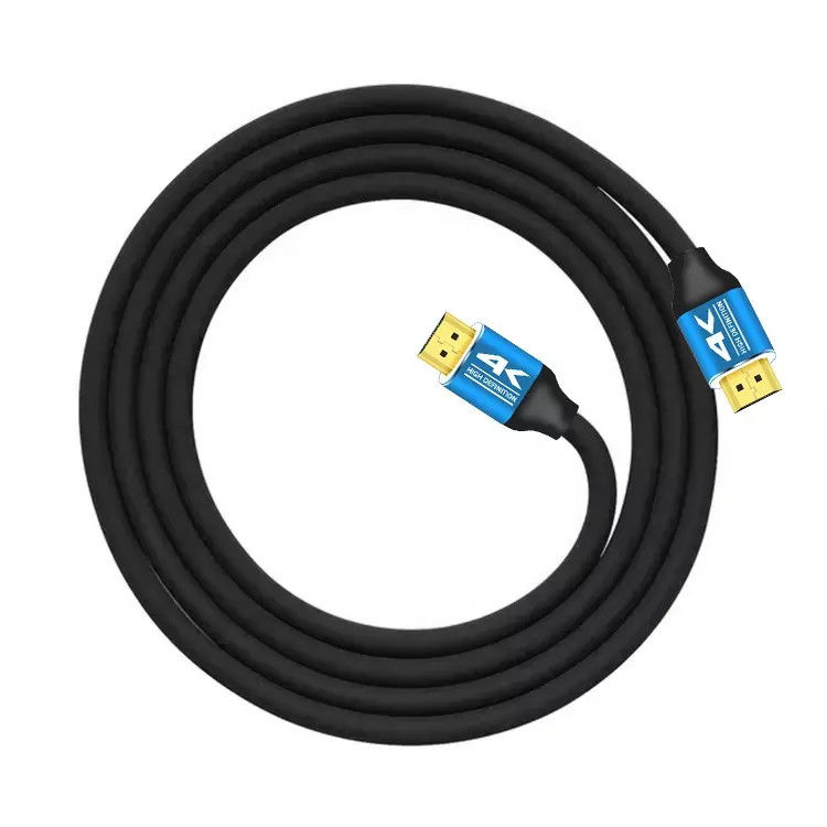 1.5M 1.8M 2M 60Hz 4K 48gbps HDMI কেবল 32AWG HDMI HDTV PVC জ্যাকেট