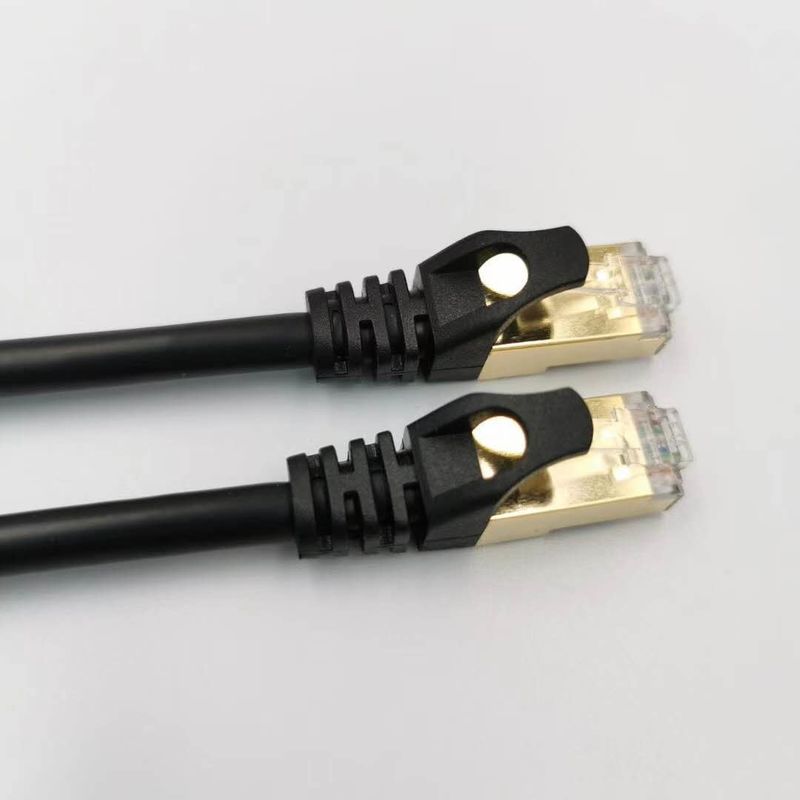 PVC/LSZH কেবল জ্যাকেট নেটওয়ার্ক প্যাচ কর্ড 10/100/1000/10000 Mbps
