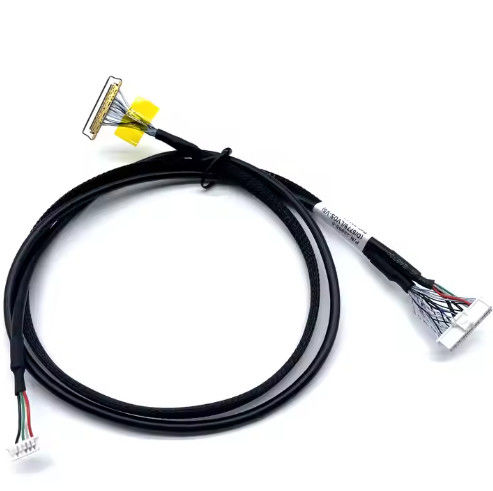 কাস্টম LVDs Wire Harness Electronic Connector LCD Cable/LVDs ডিসপ্লে প্যানেলের জন্য ক্যাবল সমাবেশ