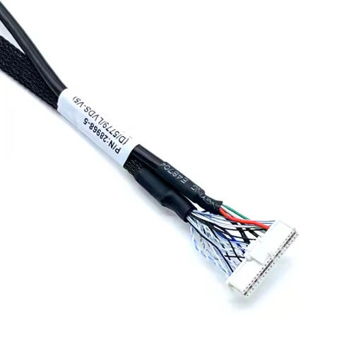 কাস্টম LVDs ওয়্যার হারনেস ইলেকট্রনিক সংযোগকারী LCD ক্যাবল সমাবেশ প্রদর্শন প্যানেলের জন্য ইলেকট্রনিক অ্যাপ্লিকেশন