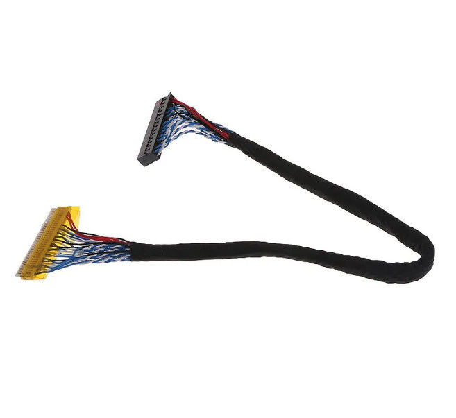 1-5m দৈর্ঘ্য LVDS ক্যাবল কম ভোল্টেজ ডিসপ্লে সিরিয়াল ক্যাবল ≥1000V/min Dielectric শক্তি সঙ্গে