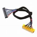 LVDS কালো লো-ভোল্টেজ ডিসপ্লে সিরিয়াল ক্যাবল তামার কন্ডাক্টর উপাদান এবং 105C নামমাত্র তাপমাত্রা সঙ্গে