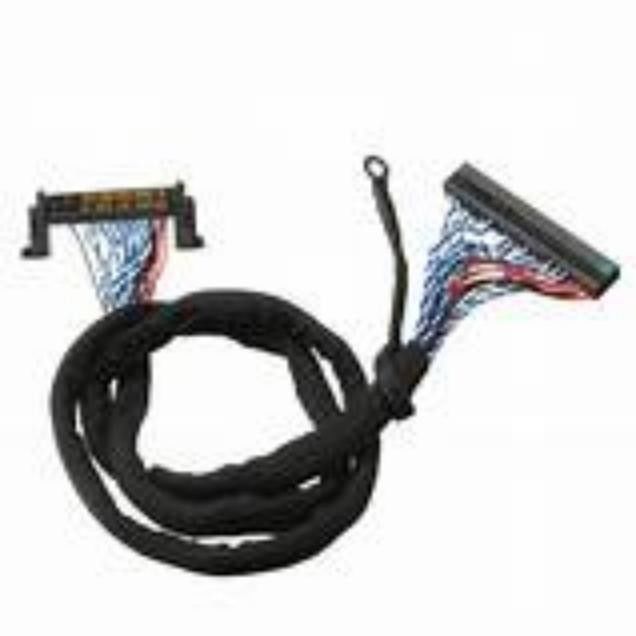 LVDS কালো লো-ভোল্টেজ ডিসপ্লে সিরিয়াল ক্যাবল তামার কন্ডাক্টর উপাদান এবং 105C নামমাত্র তাপমাত্রা সঙ্গে