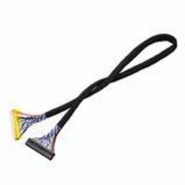 LVDS কালো লো-ভোল্টেজ ডিসপ্লে সিরিয়াল ক্যাবল তামার কন্ডাক্টর উপাদান এবং 105C নামমাত্র তাপমাত্রা সঙ্গে