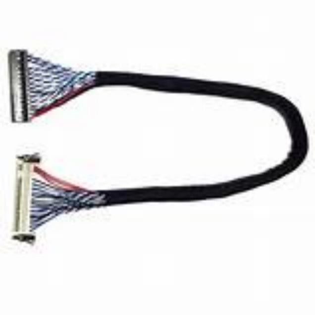 LVDS কালো লো-ভোল্টেজ ডিসপ্লে সিরিয়াল ক্যাবল তামার কন্ডাক্টর উপাদান এবং 105C নামমাত্র তাপমাত্রা সঙ্গে
