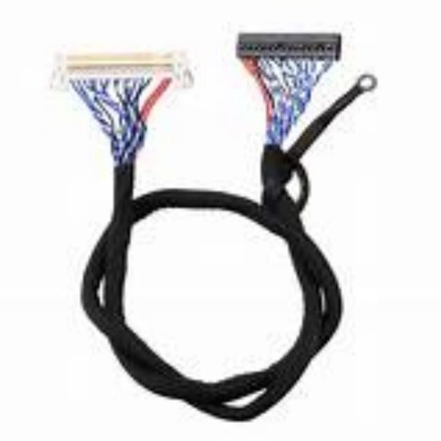 1-5m এলভিডিএস ক্যাবল AWG26-28 ওয়্যার 300V নামমাত্র ভোল্টেজ 105.C নামমাত্র তাপমাত্রা