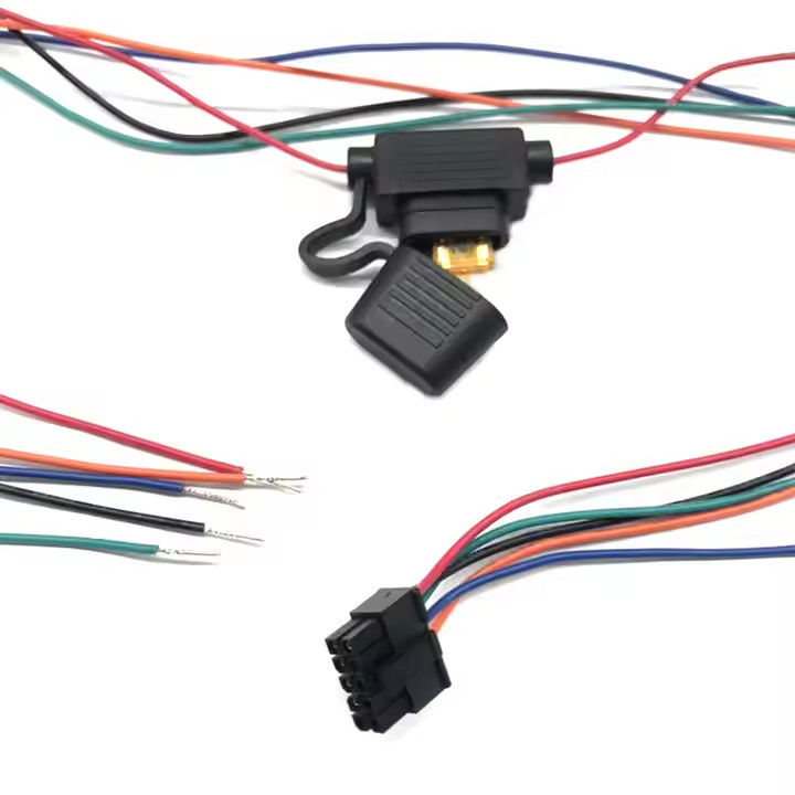 টেকসই যানবাহন ইউএল 1007 22awg তারের ধরণ এবং 20awg তারের রঙের সাথে কাস্টম গাড়ি ওয়্যারিং হারনেস