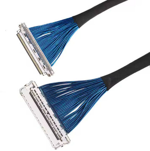 এলভিডিএস ক্যাবল সমাবেশ দৈর্ঘ্য পরিসীমা 1-5m AWG26-28 ওয়্যার গ্যাজ OEM / ODM প্রকল্প কাস্টমাইজযোগ্য