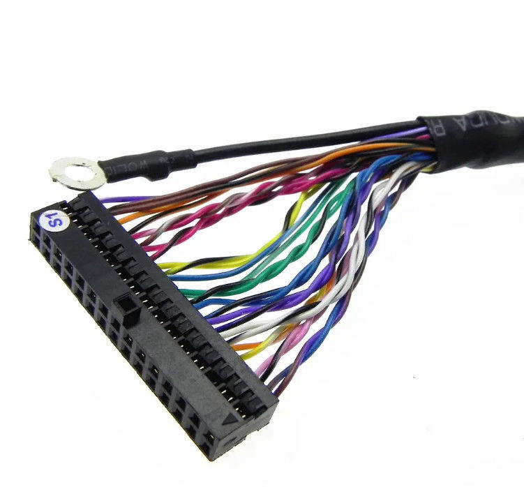 এলভিডিএস ক্যাবল সমাবেশ দৈর্ঘ্য পরিসীমা 1-5m AWG26-28 ওয়্যার গ্যাজ OEM / ODM প্রকল্প কাস্টমাইজযোগ্য