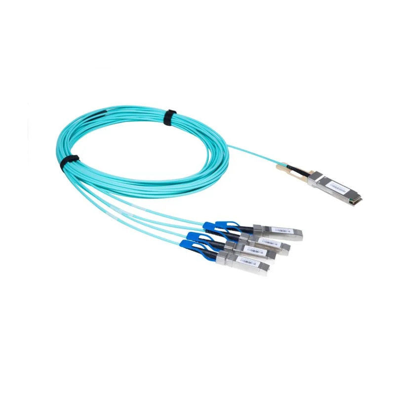 QSFP-40G অ্যাক্টিভ অপটিক্যাল কেবল OM3 1M 2M 3M 5M 7M 10M QSFP28 100G থেকে 100G AOC কেবল তারের জোতা প্রস্তুতকারক