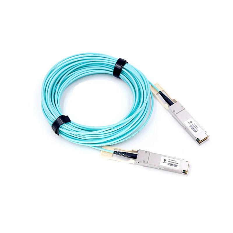 কেবল অ্যাসেম্বলি QSFP-40G 100G 200G 1m 2m 3m 5m 10m OM2 OM3 OM4 AOC অ্যাক্টিভ অপটিক্যাল কাস্টম কেবল QSFP+ QSFP28 QSFP56 QSFP-DD