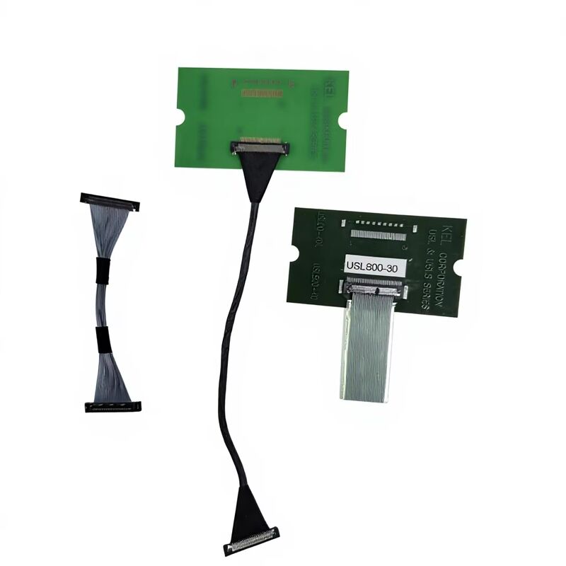USLS20-30-010-B 30 পিন মাইক্রো কোক্স LVDS কেবল, 0.4mm পিচ সহ উচ্চ-গতির ট্রান্সমিশনের জন্য কাস্টম অ্যাসেম্বলি