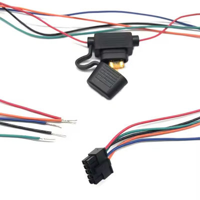 টেকসই যানবাহন ইউএল 1007 22awg তারের ধরণ এবং 20awg তারের রঙের সাথে কাস্টম গাড়ি ওয়্যারিং হারনেস