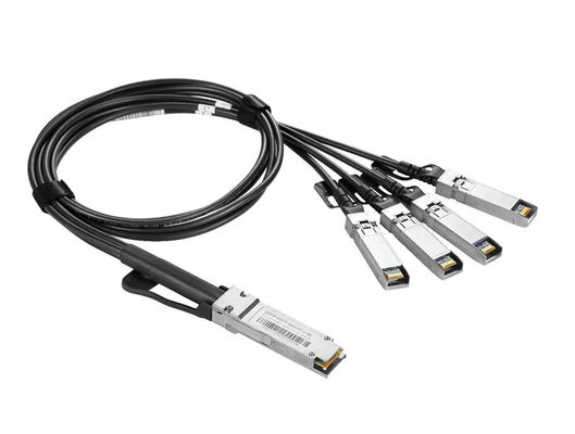 ক্যাবল সমন্বয় Dac 1m 30awg সরাসরি সংযুক্ত ক্যাবল QSFP-40G SFP 10g-1m প্যাসিভ 40g Qsfp+To 4*Sfp+ 4x10gsfp+ Breakout Twinax