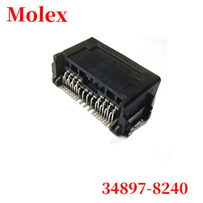 MOLEX 34897-8240 Mini50 সিরিজ 24 সার্কিট ডাবল সারি ডান কোণ SMT ওয়্যার টু বোর্ড সংযোগকারী মূল