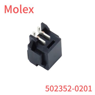 Molex 502352-0201 সত্যিকারের 2 অবস্থান ডান কোণ পৃষ্ঠ মাউন্ট শিরোনাম সংযোগকারী