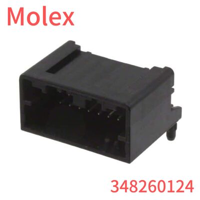 Molex 348260124 সিরিজ ডান কোণ পৃষ্ঠ মাউন্ট সংযোগকারী শিল্প ব্যবহারের জন্য