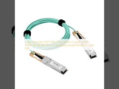 কেবল অ্যাসেম্বলি QSFP 40G ডাইরেক্ট অ্যাটাচ কপার QSFP+ 4*10G 1M 3M 5M 7M অথবা কাস্টমাইজড দৈর্ঘ্যের ব্রেকআউট কেবল DAC