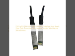 QSFP-40G-SR4 QSFP-100G-SR4 MPO ইন্টারফেস শর্ট রিচ ফাইবার অপটিক ট্রান্সসিভার এবং হার্নেস সরবরাহকারী তারের জোতা প্রস্তুতকারক