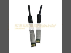 QSFP-40G-SR4 QSFP-100G-SR4 MPO ইন্টারফেস শর্ট রিচ ফাইবার অপটিক ট্রান্সসিভার এবং হার্নেস সরবরাহকারী তারের জোতা প্রস্তুতকারক
