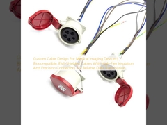 মেডিকেল ইমেজিং ডিভাইসের জন্য কাস্টম ক্যাবল ডিজাইন।